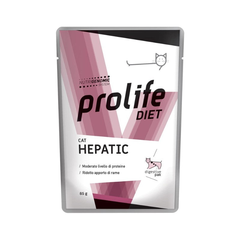 Prolife Cat Veterinary Diet Hepatic 85 gr Bustina Umido Gatto 85GR Prolife Cat Veterinary Diet Hepatic 85 gr Bustina Umido Gatto 85GR